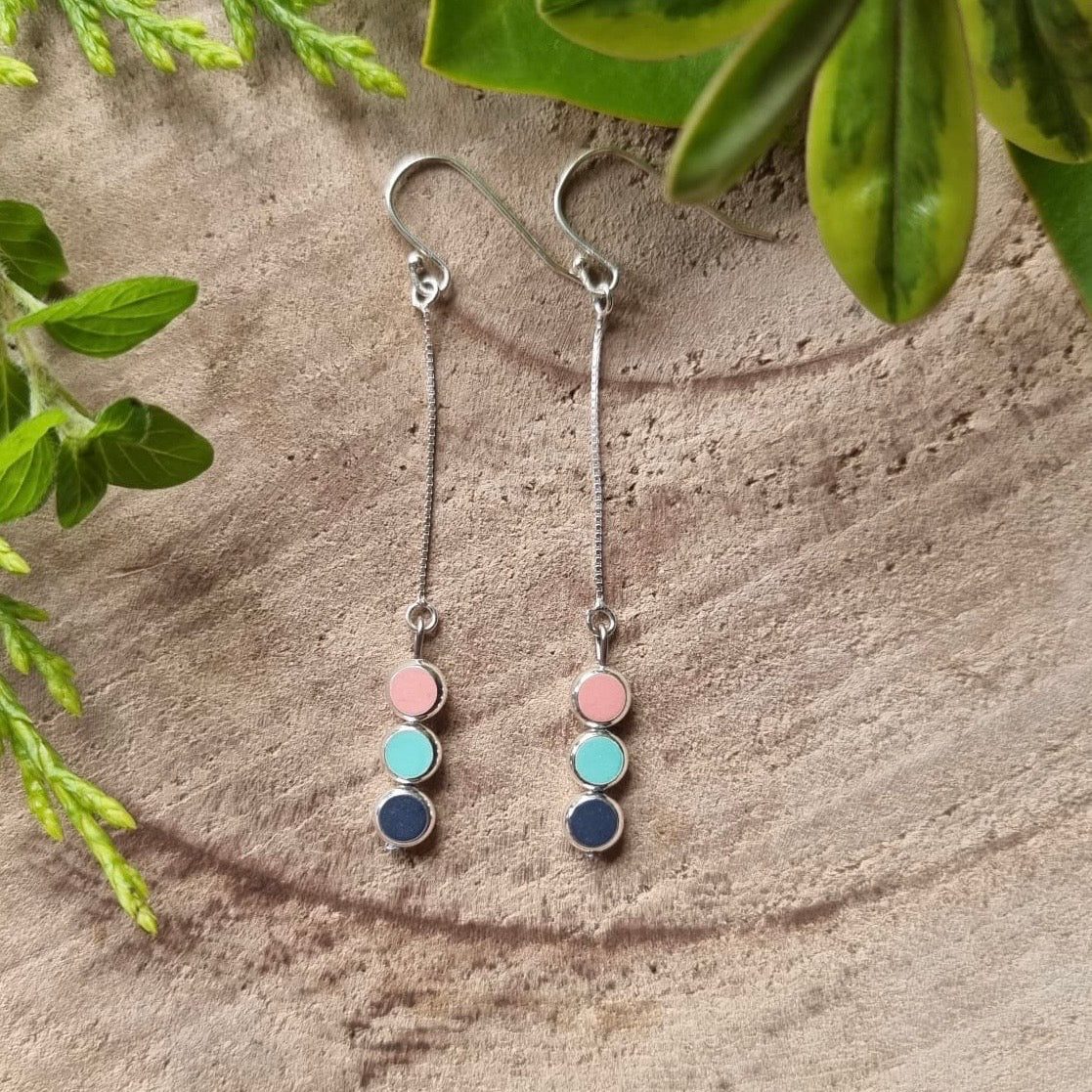 Three Peas in a Pod - Blue & Pink