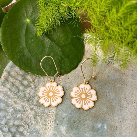 Delicate Floral Earrings