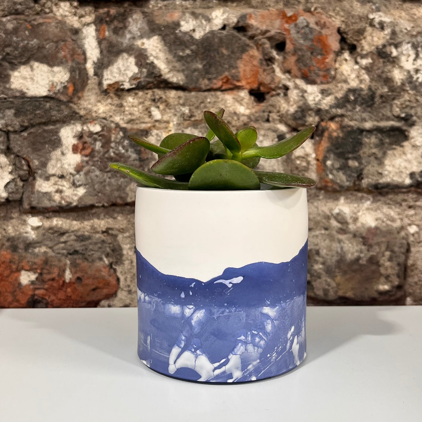 Medium Blue Planter