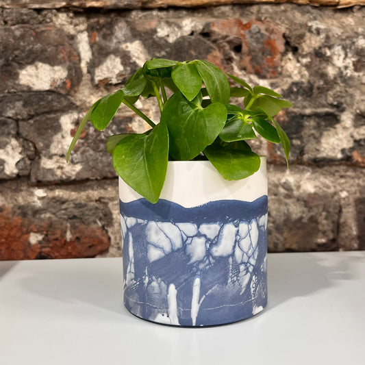 Medium Blue Planter