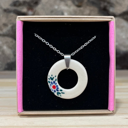 Floral Doughnut Necklace